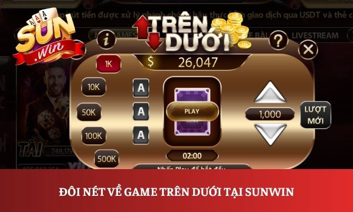 Khám phá Trên dưới – Minigame dễ chơi, phù hợp cho người mới 1 Đôi nét về game Trên Dưới tại Sunwin