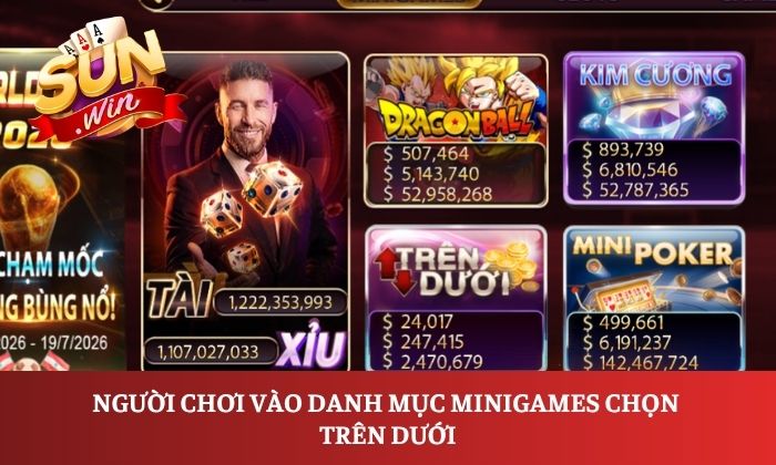 Khám phá Trên dưới – Minigame dễ chơi, phù hợp cho người mới 3 Người chơi vào danh mục Minigames chọn Trên Dưới